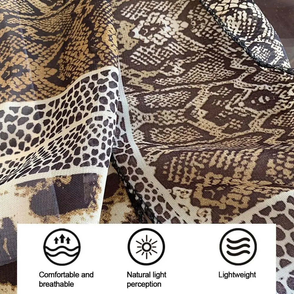 Модный корейский длинный шелковый шарф большого размера, универсальная повязка для волос, летние шелковые шарфы Y2k для женщин