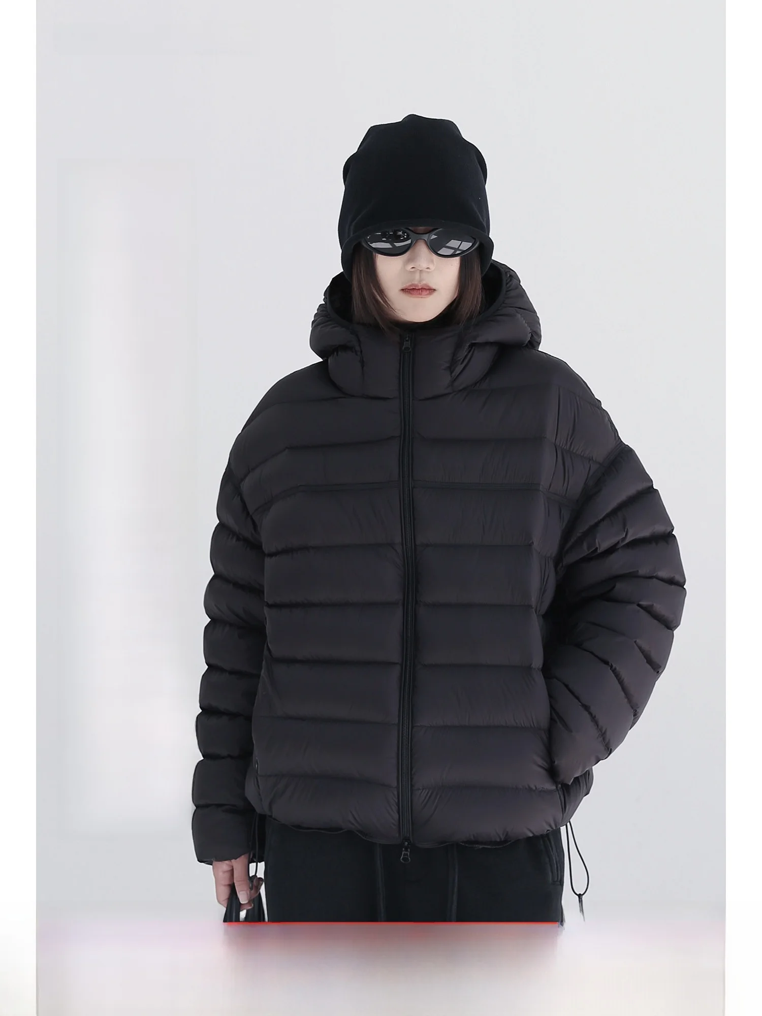 

Женское пуховое пальто COTHURNUS с капюшоном, 90% белый утиный пух, свободный крой, дизайнерское, зимнее, тепло гарантировано