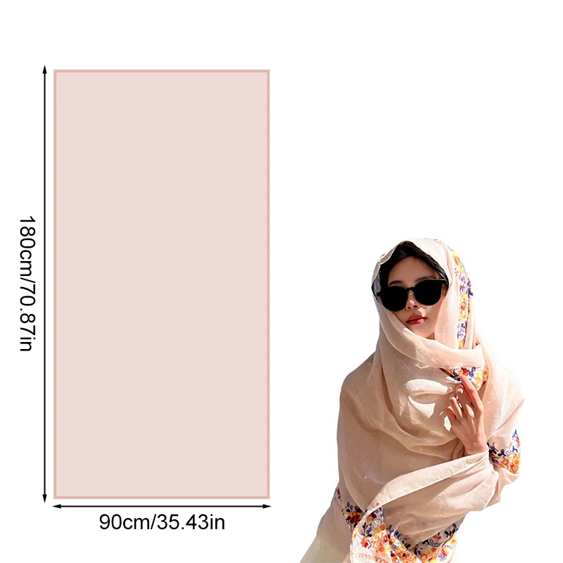 Women's Summer Shawl Ethnic Style Sunscreen Scarf Travel Sun Protection Beach Silk Scarf Headband Shawls Fashion