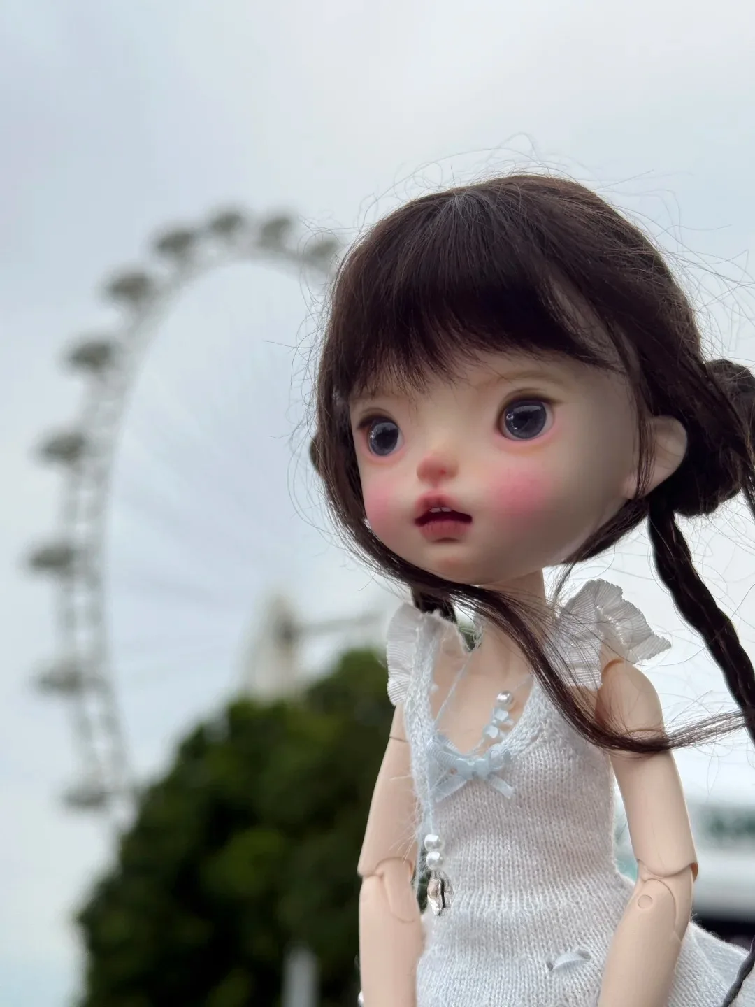 

Новая кукла BJD 1/6 Xiaokui, милая девочка, высококачественная игрушка из смолы, подарок на день рождения, шарнирная кукла для малышей.