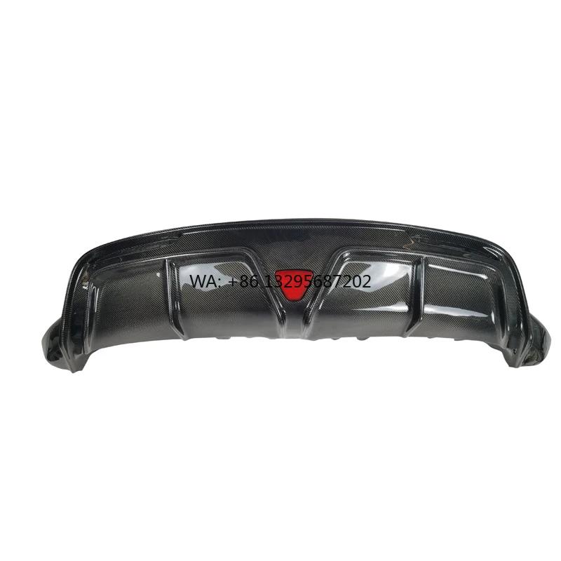 

Hot sale Automotive Accessories CM Style Carbon Fiber Rear Diffuser Lip With Light for Tesla Model factory price