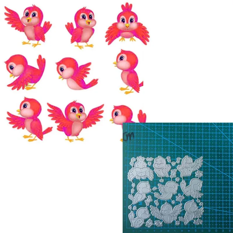 Branch bird wreath metal cutting dies Scrapbooking decoration paper craft knife mould blade punch template Embossing stencils