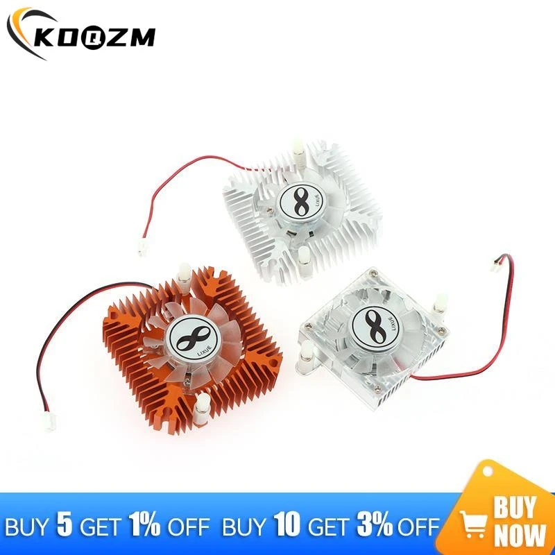 New 1Pc 55mm 12V PC Computer Laptop CPU VGA Video Card Cooler Cooling Fan Heatsink Ball Graphics Card Fan Accessories