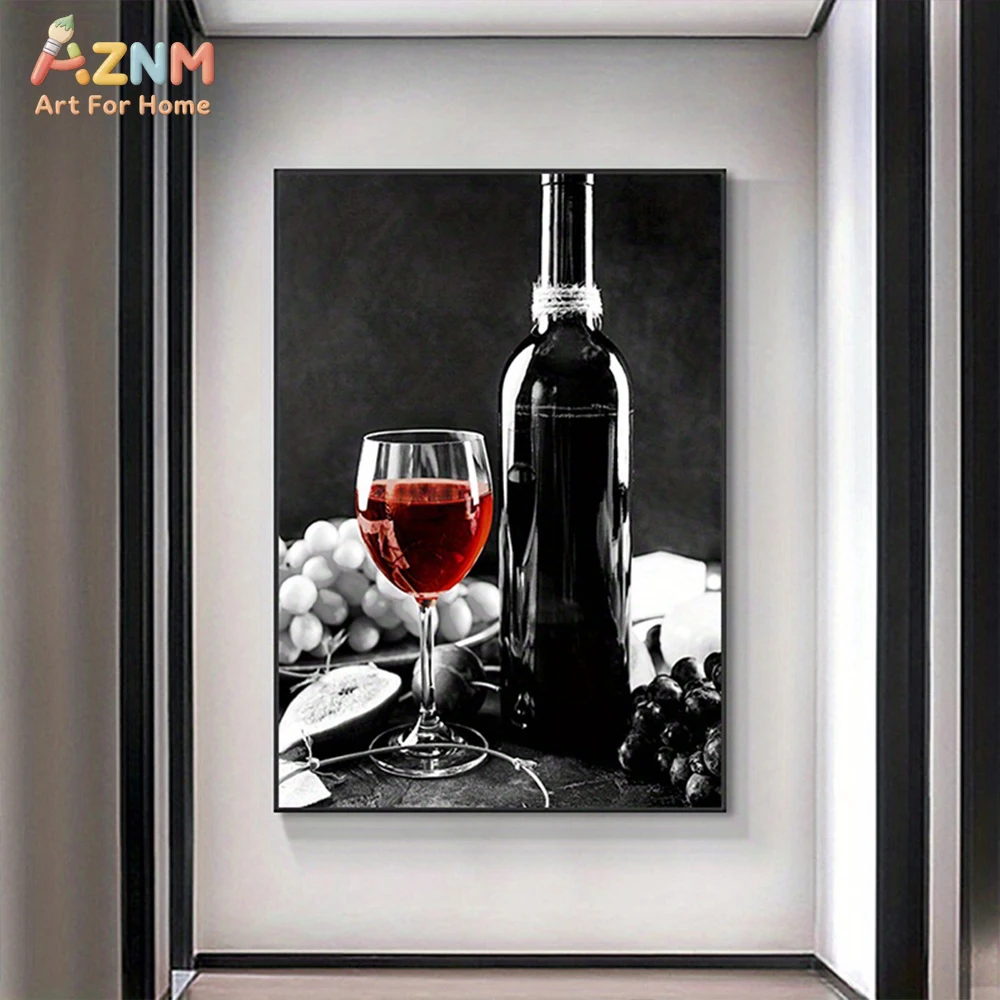 3PCS Red Wine Glass Black Whit - огляд і ціна Home Bar Set