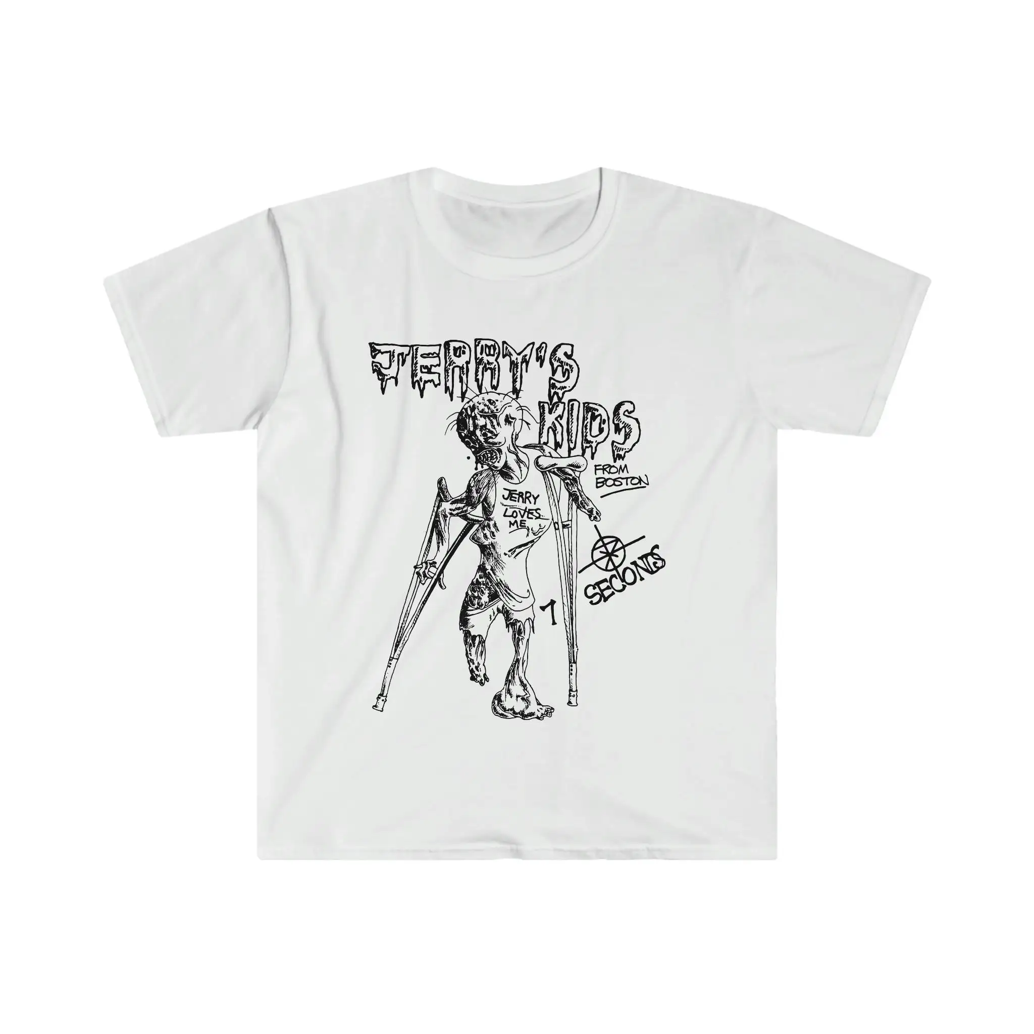 

Jerry's Kids 7 T Shirt Seconds Hardcore Punk