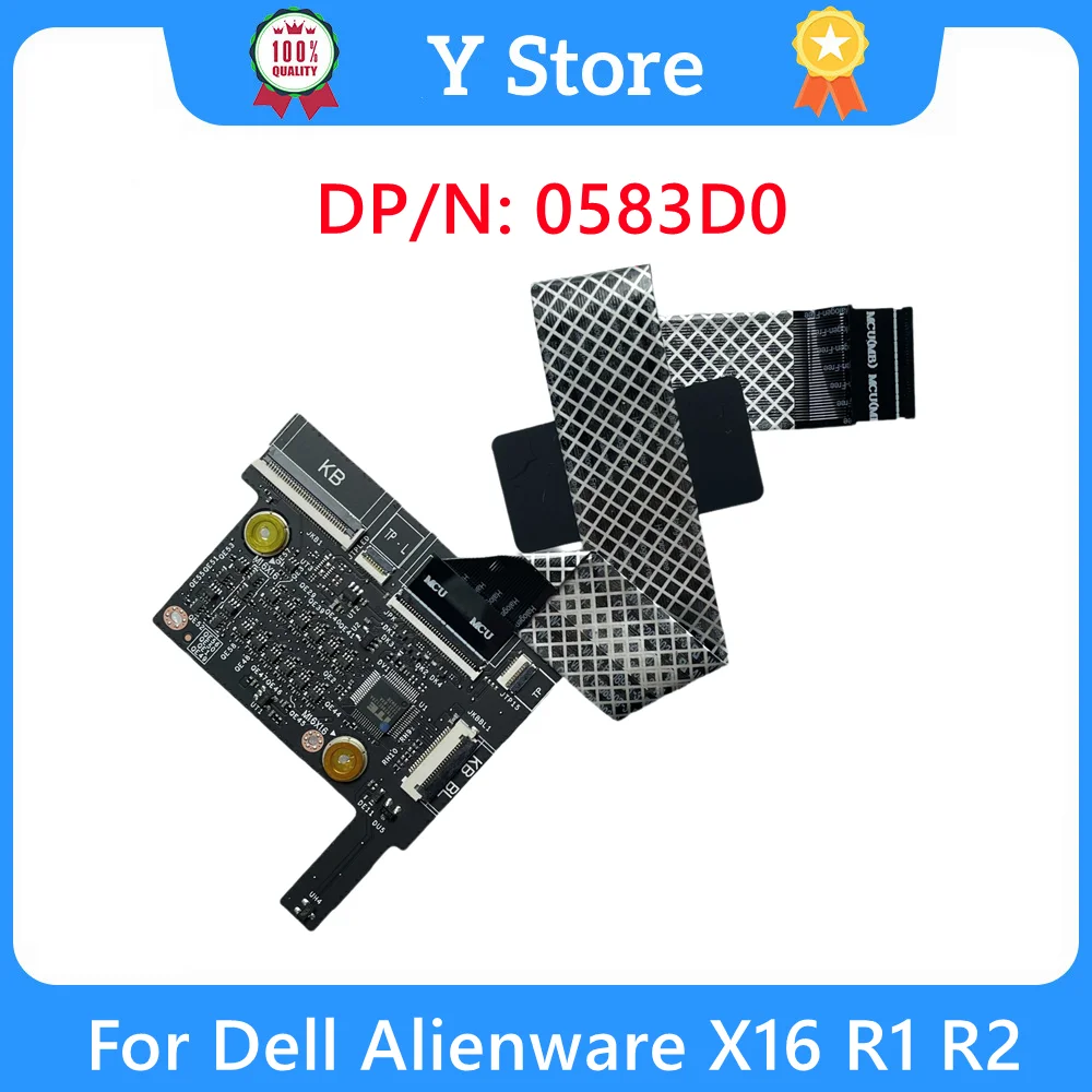 

Y Store 583D0 New Original For Dell Alienware X16 R1 R2 Keyboard Connection Board With Cable LS-M413P 0583D0 Fast Ship