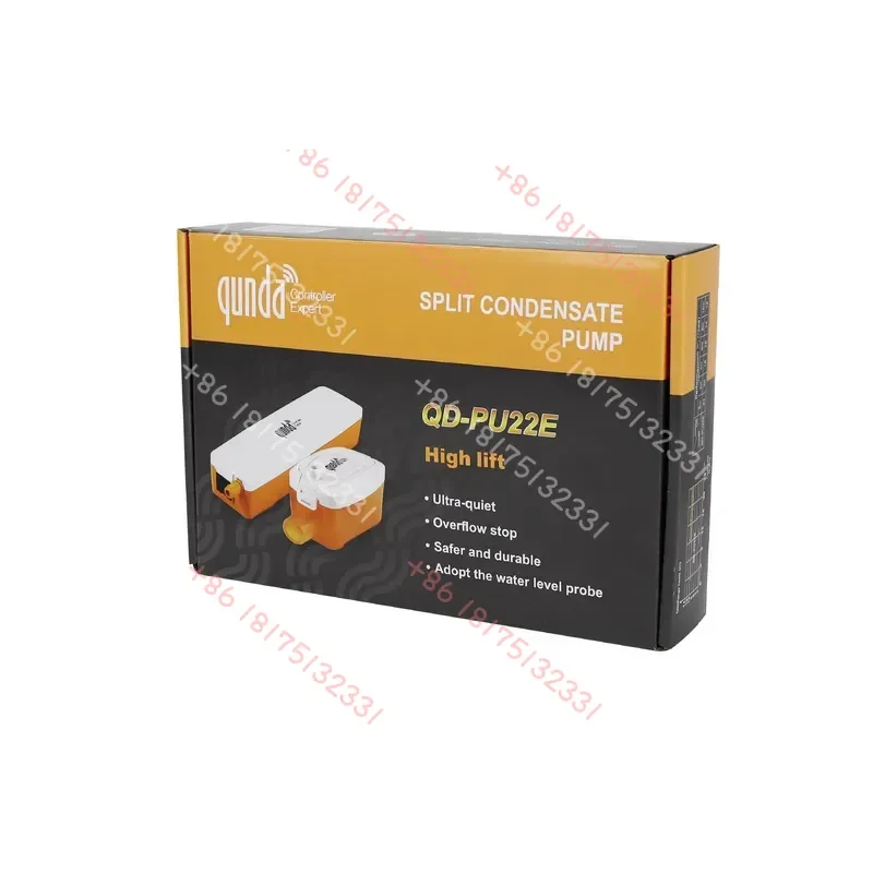QD-PU22E split air conditioner drainage pump English air conditioner drainage pump 10 meters head water level probe
