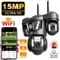 Cámara WiFi 15MP PTZ triple lente