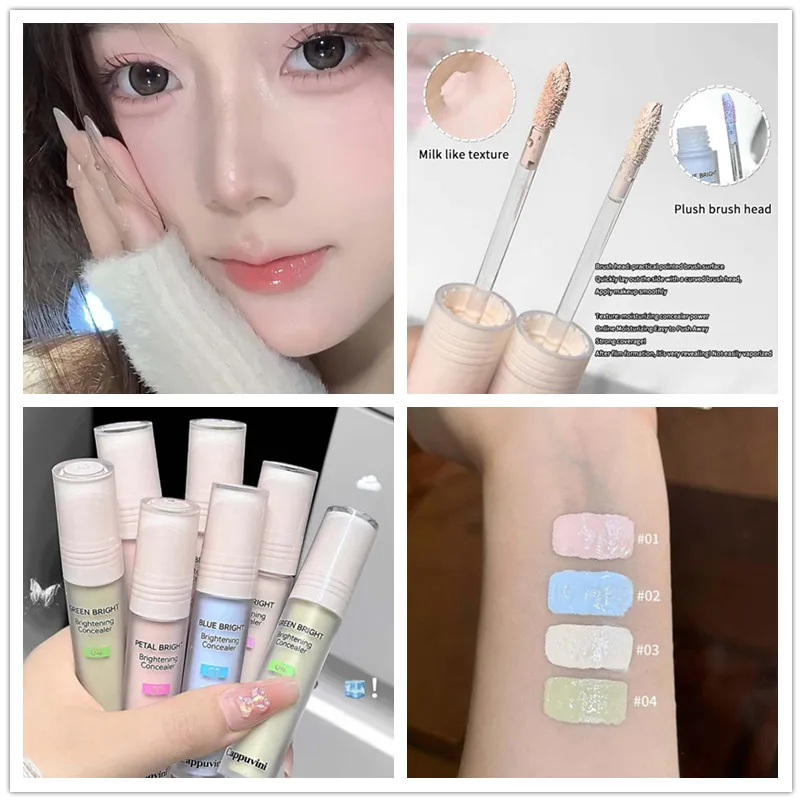 

Жидкий консилер-стик Cappuvini Brightening High Gloss: стойкий, увлажняющий, для контуринга лица, полное покрытие, коррекция кожи