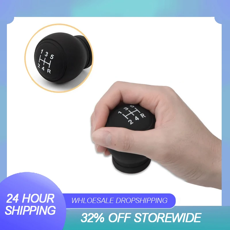 

Universal Ergonomic Silicone Gear Shift Knob Cover Nonslip Dustproof Waterproof Protection for Manual Shifters in Cars