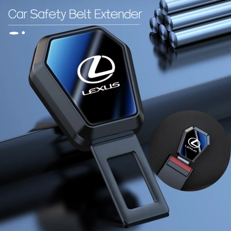 

Car Seat Belt Clip Extender Seat Belt Lock Socket Extender Safety Buckle For Lexus F SPORT LBX NX RX 350h 450h Plug-in Hybrid ES