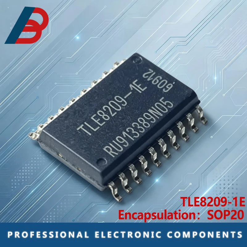 10 PIÈCES TLE8209-1E Circuit Intégré Automobile pour Réparation de Cartes Électroniques Automobiles, Puce de Contrôleur d'Accélérateur Fragile