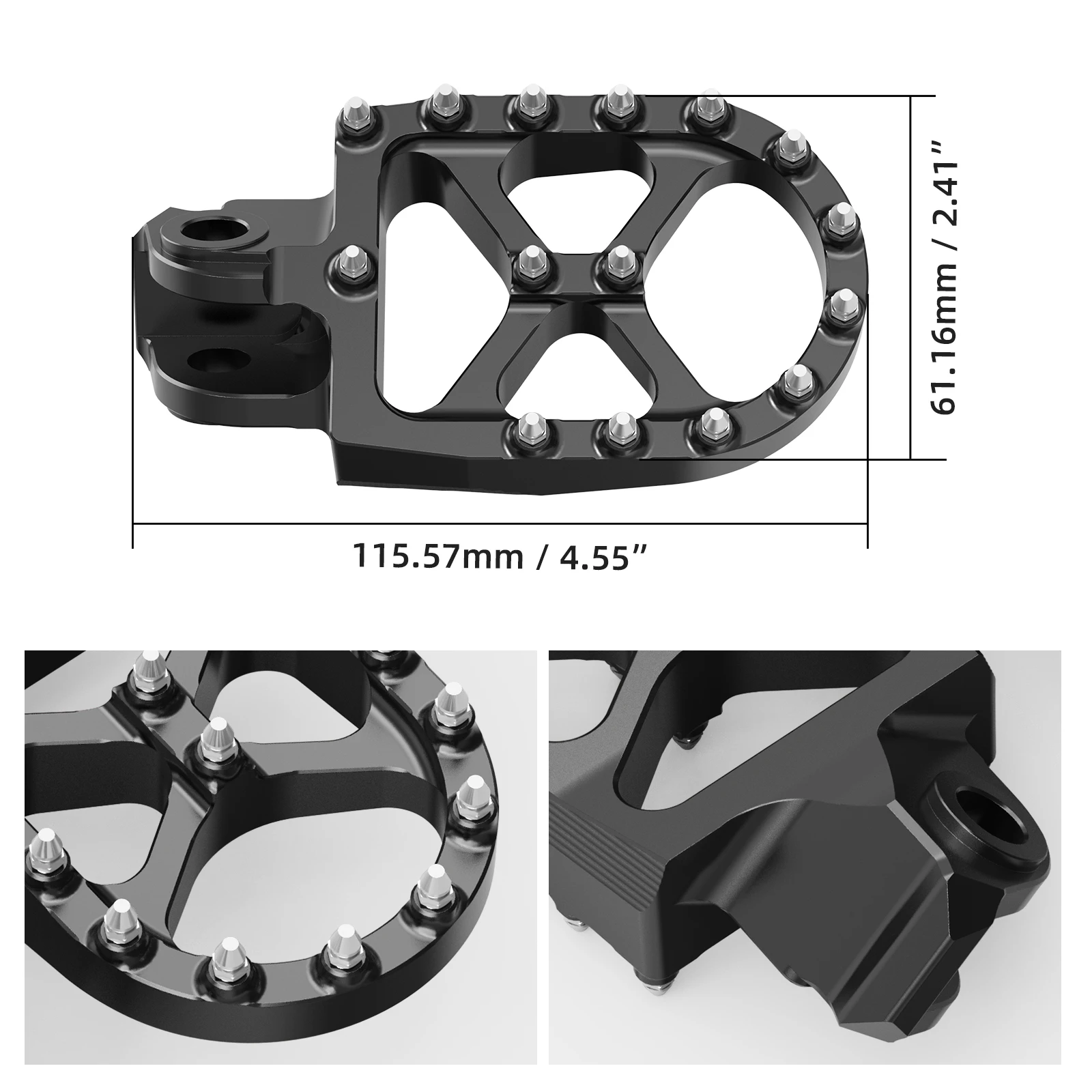 For KTM 690 Enduro R SMC R 2008-2024 Motorcycle Foot Pegs Footrest 690 950 990 Supermoto R 1050 1090 1190 1290 Adventure R S T