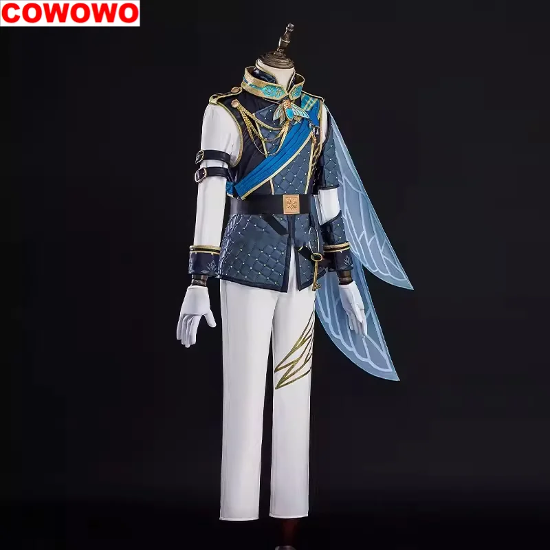 COWOWO Identity V Luca Balsa Prisoner Winter Cicada Game Suit Handsome Uniform Cosplay Costume Halloween Party Outfit XS-XXL