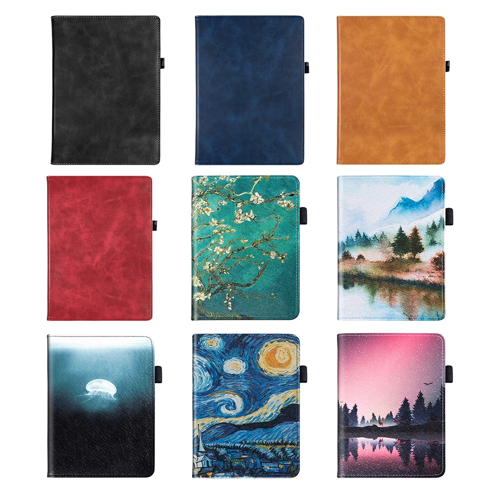 Кожаный чехол с автоматическим режимом сна, пробуждения, цветной чехол для Kindle Colorsoft Signature Edition 7 дюймов для Kindle Paperwhite Signature 2024 7 дюймов