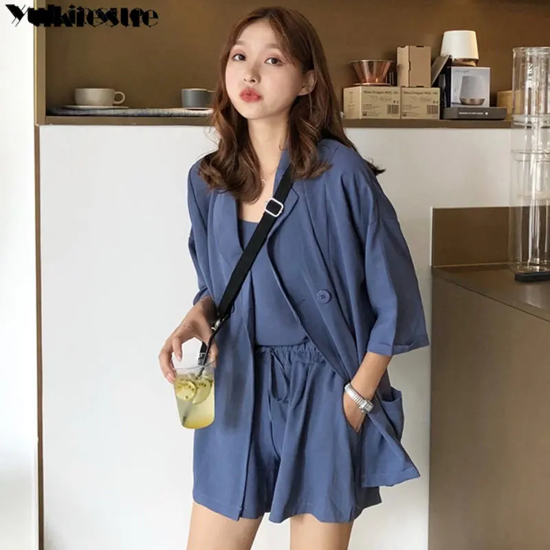 summer Women\'s suit matching shorts women short sets tops women tracksuit two piece sets  woman 2 pieces sets outfits 2023