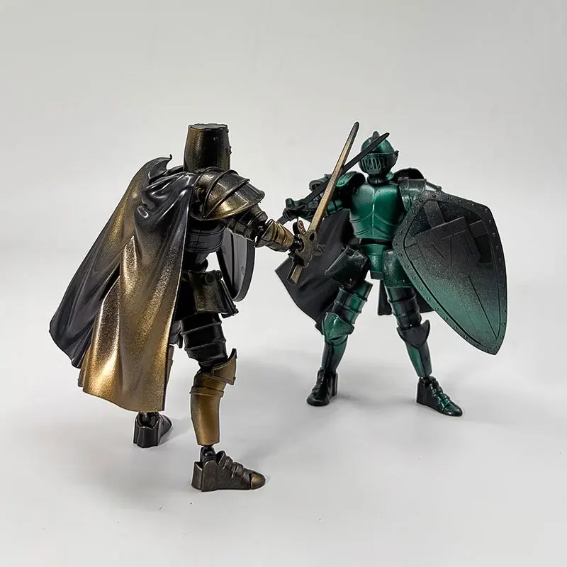 Vintage Doll Medieval Warrior Multi-joint Movable Doll Lucky 13-joint Man Adults Parent-children Games Birthday Toy view 3