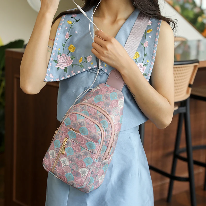 Women's Chest Purse Unique Style Woman Handbag Designer New Trend Fashion Female Shoulder Chest Bag Shoulder Messenger Crossbody