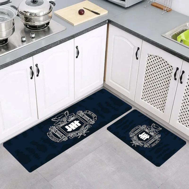 

Home U-Undefeated Logo Kitchen Mat Balcony Room Rugs Carpet Entrance of House Carpets Foot Rug Doormat Door Mats Bathroom Bath