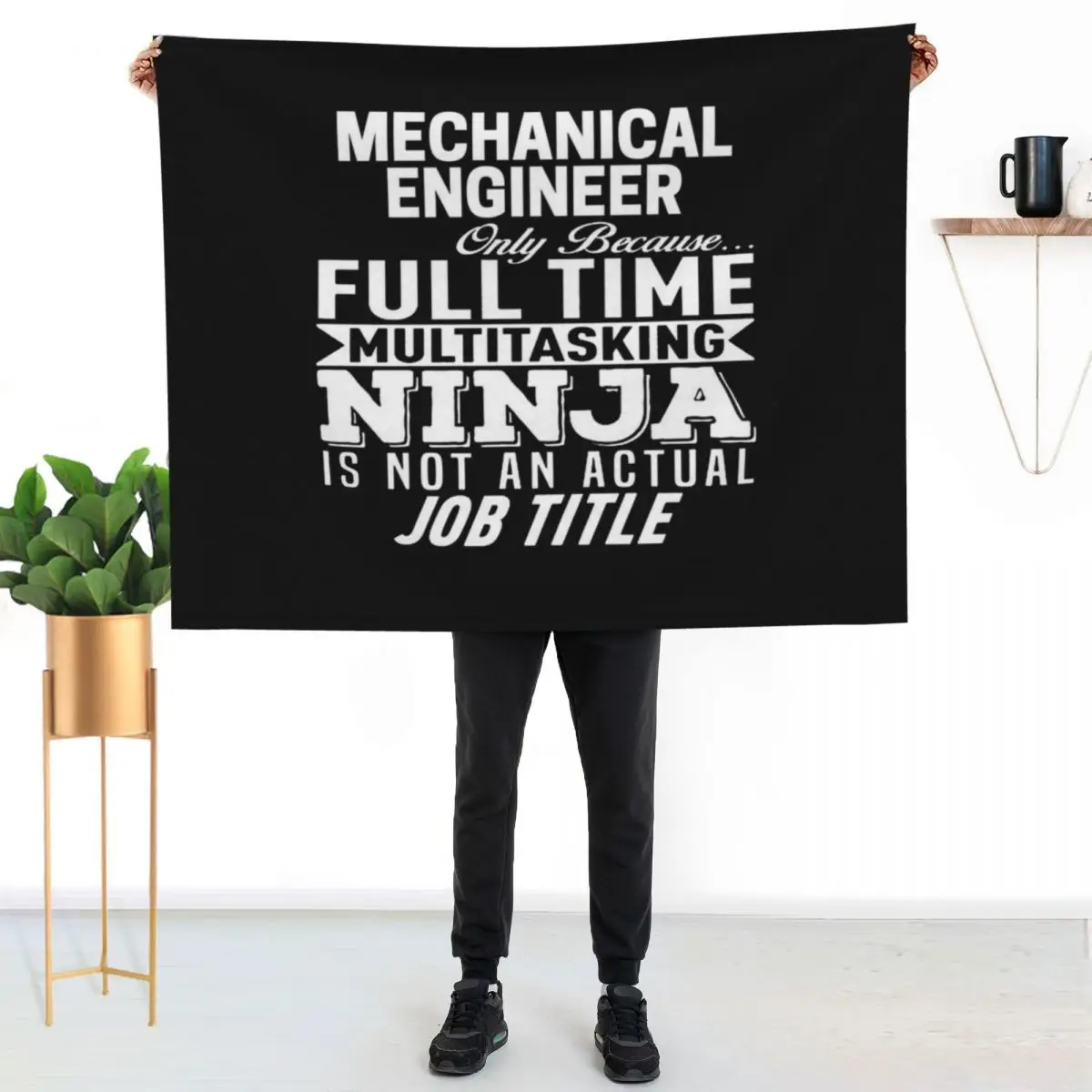 Mechanical engineer Throw Blanket couch cozy soft plush fuzzy picnic outdoor blanket