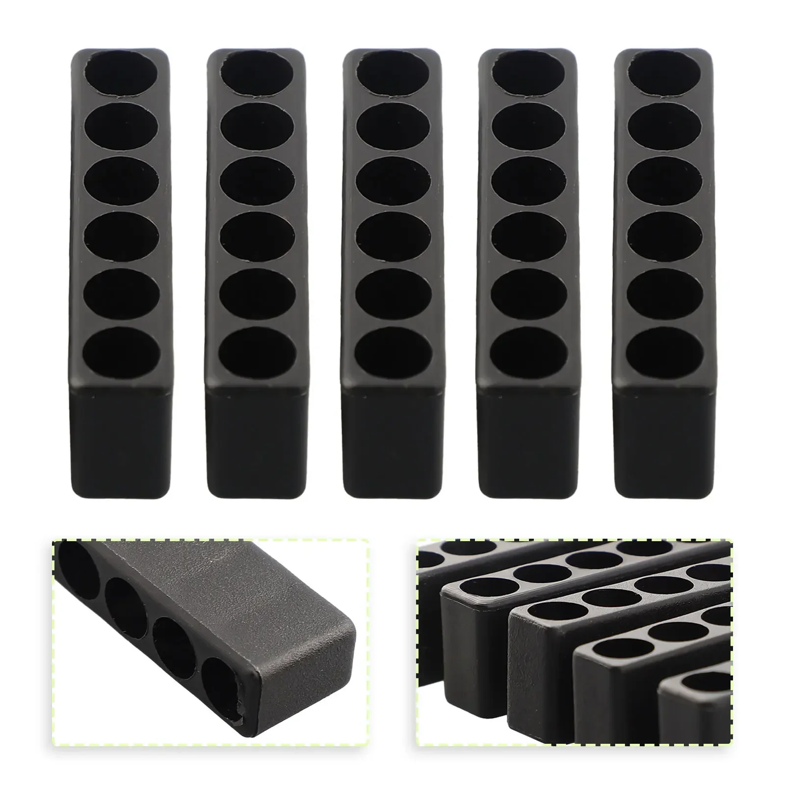 6.35mm Hex For Home Improvement Bit Holder Hex Tool Organizer Easy To Organize New Unused 1/4 Hex Shank 6 Hole