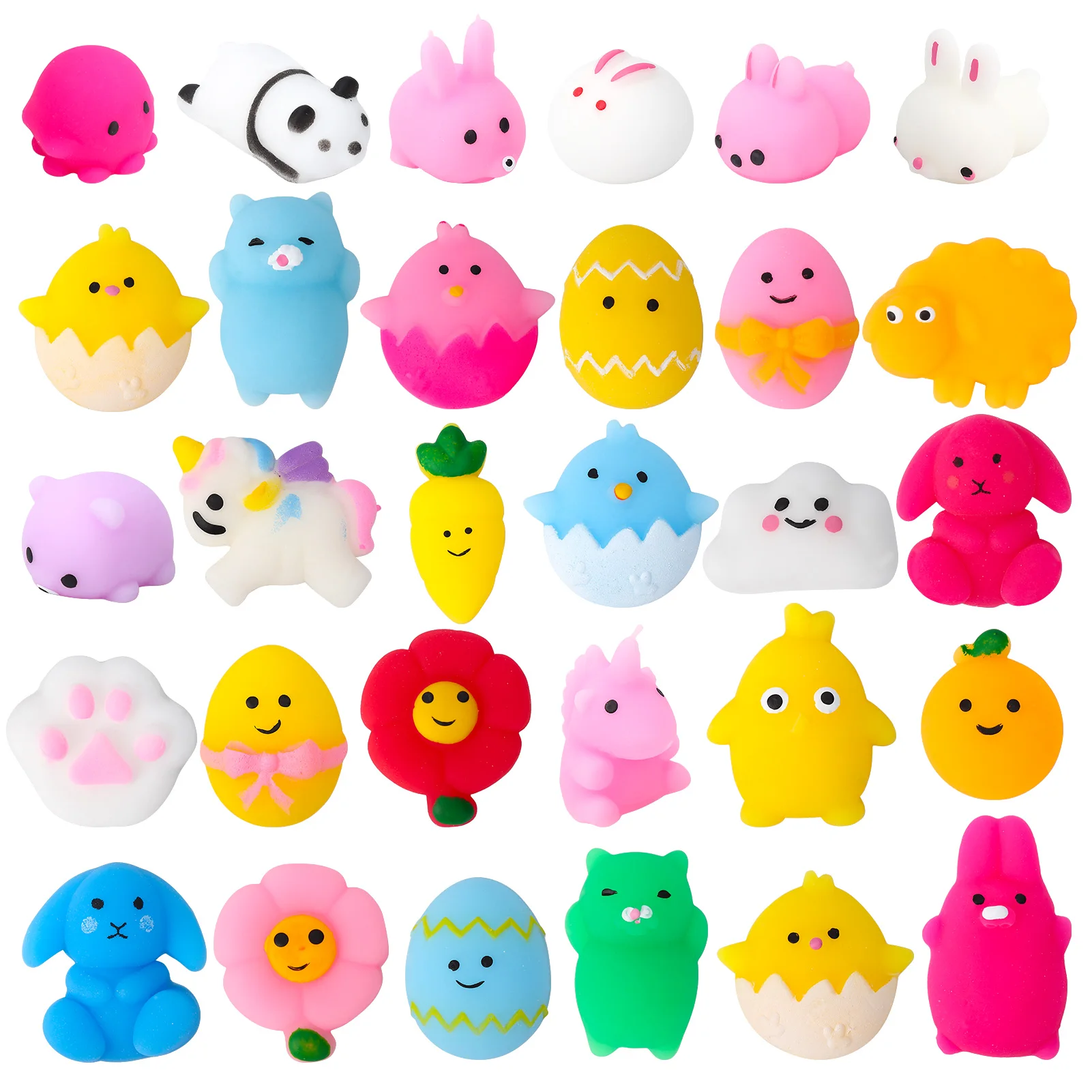 30pcs Soft Toys for Easter Eggs Suitable for Filling Easter Baskets Easter Party Gifts Hunting Classroom Prize Supplies