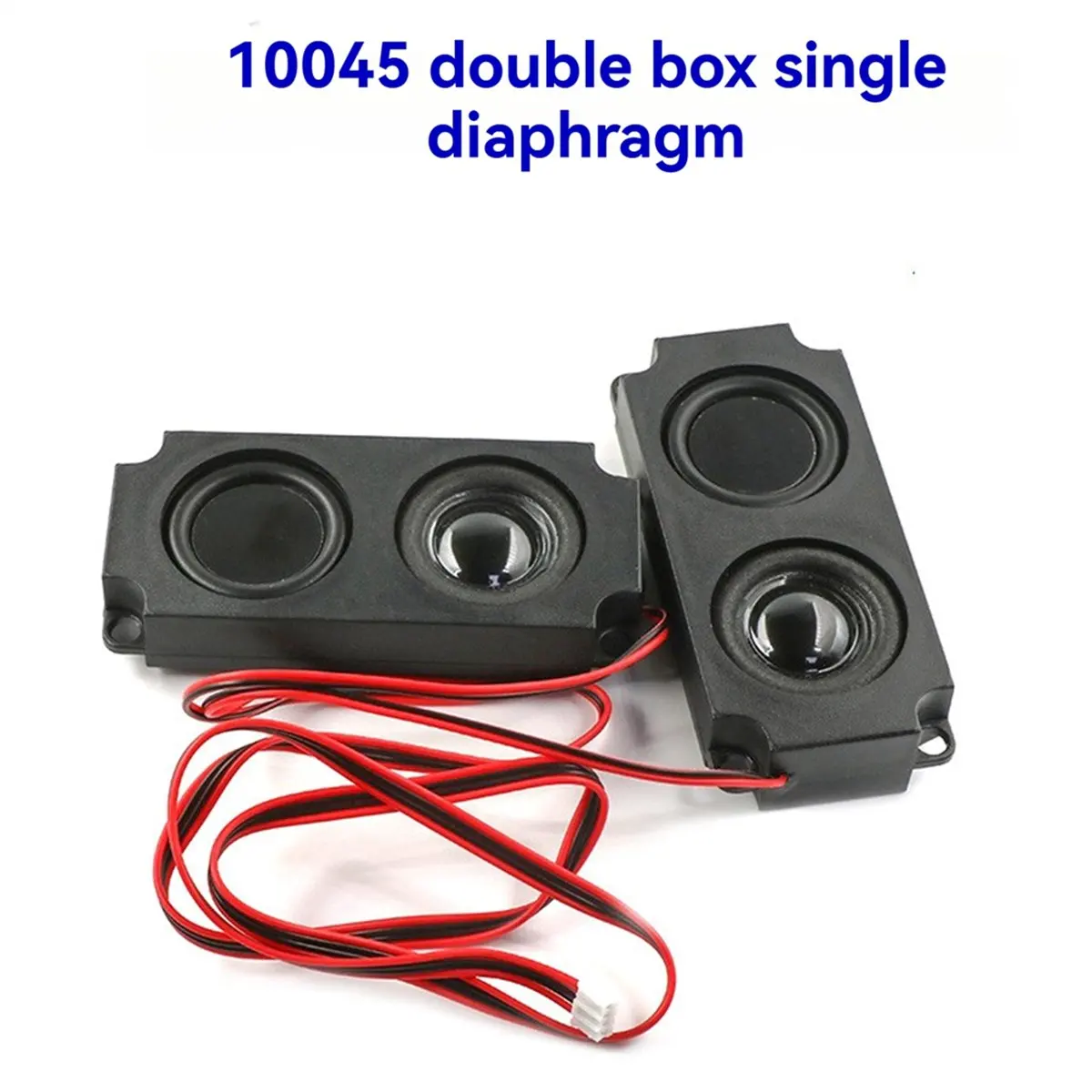 & AT27  2Pcs Compact Square Speakers Sound System 45100 Speaker Ideal for Home Audio & Portable Use