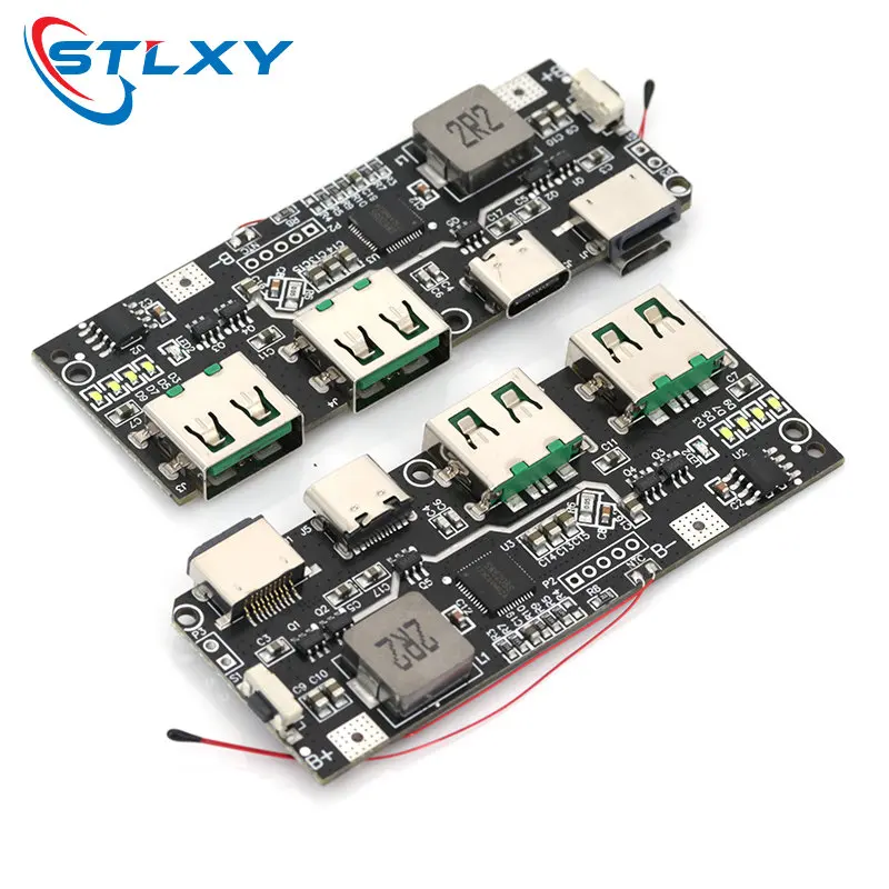 QC4.0 QC3.0 LED Dual USB 5V 4.5A 22.5W Micro/Type-C USB Mobile Power Bank 18650 Charging Module Temperature / Circuit Protection
