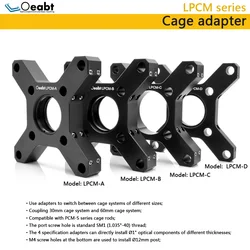 LPCM Series Cage Adapter， Cage Plate Adapter Frame 30mm To 60mm Adapter Block For  Optical Experiment Research