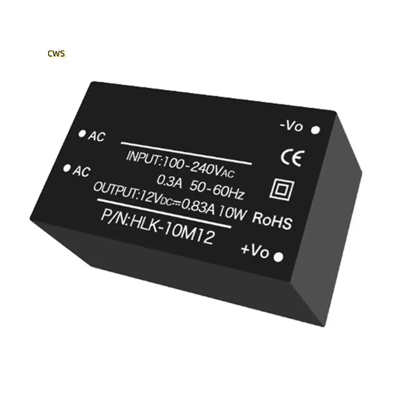5 قطعة AC-DC وحدة امدادات الطاقة التيار المتناوب تيار مستمر محول 220 فولت إلى 12 فولت 10 واط التيار المتناوب تيار مستمر وحدة الطاقة HLK-10M12