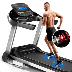 New mini manual run gym 150kg electric treadmill folding equipment fitness sport running exercise machines belt walking machine