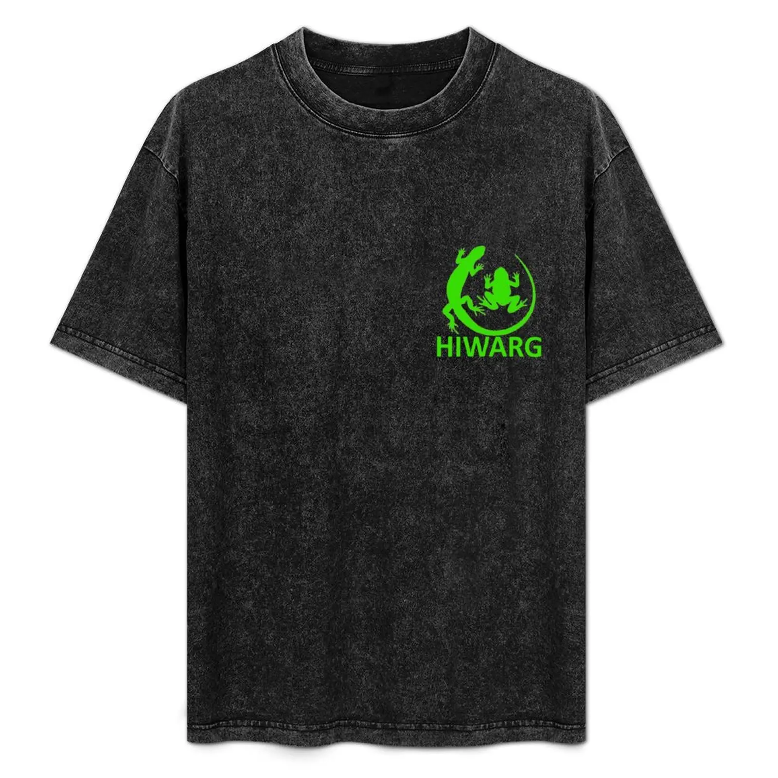 

HIWARG logo - Green Transparent T-Shirt heavyweights plus sizes Aesthetic clothing baggy shirts sweat shirts, men