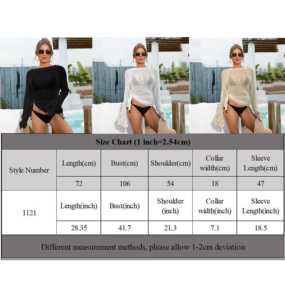 Cappotto Bikini allentato copricostume con spacco trasparente Sexy da donna di moda vedere attraverso l'abito grembiule da spiaggia femminile con Top a 1 spalla