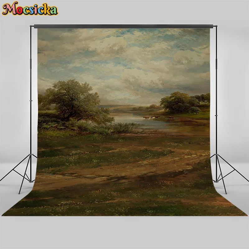 Abstract Photography Background Abstract Colorful Paint Oil Painting Graffiti Adults Child Portrait Backdrop Photo Studio Props