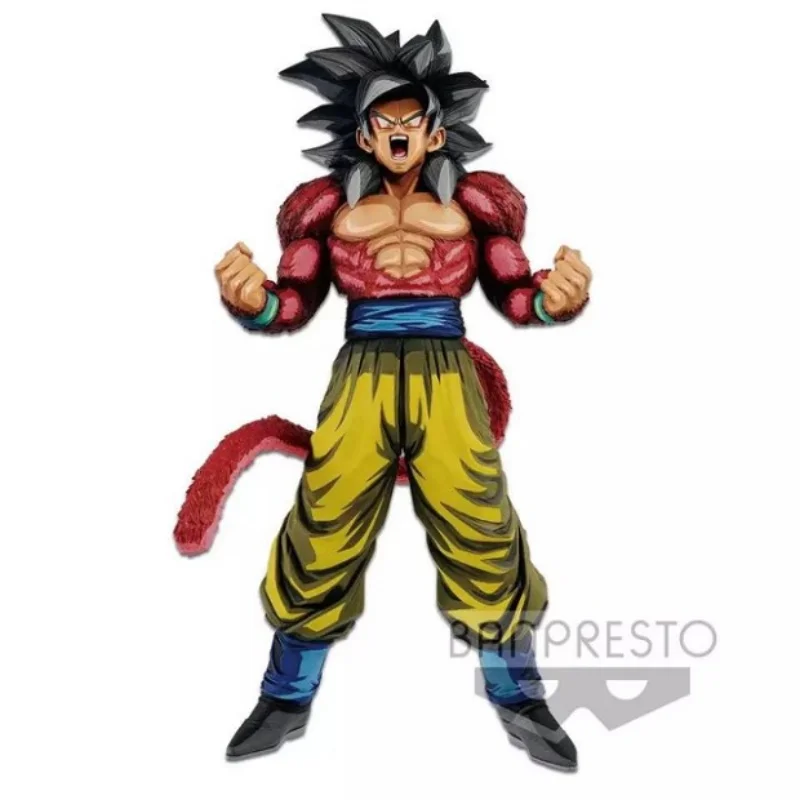 Hot-blooded toy model figure glasses factory, Dragon Ball, Super Saiyan IV, Sun Wukong, comic color scheme