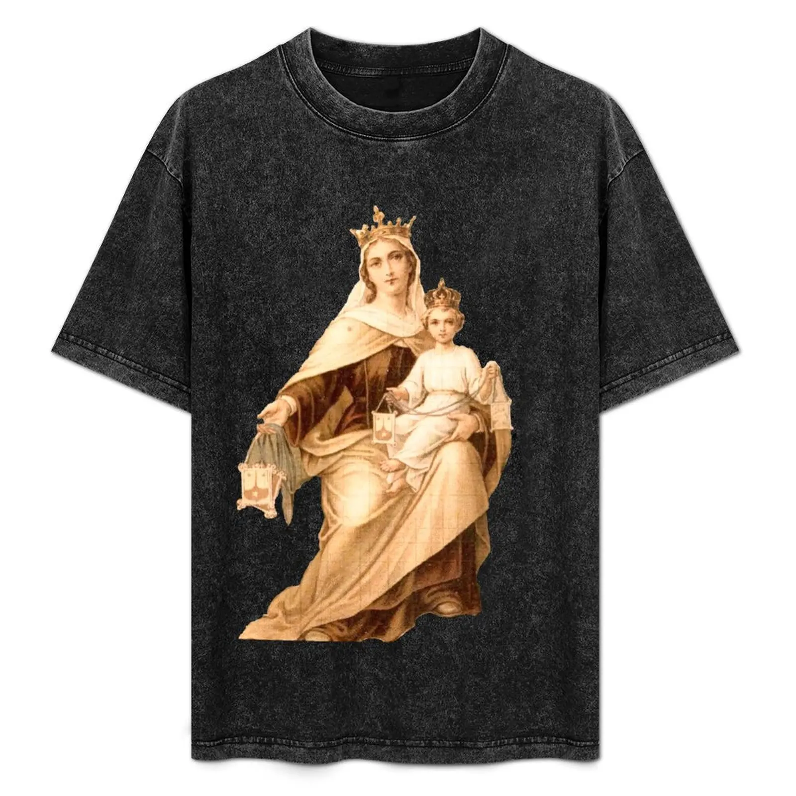 

Lady of Mount Carmel 1 T-Shirt graphics custom t shirt anime mens t shirt