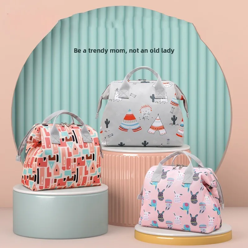 Diaper Bag Baby Outdoor Large Capacity Waterproof Bag  Single Shoulder Diagonal Cross Women's Bag