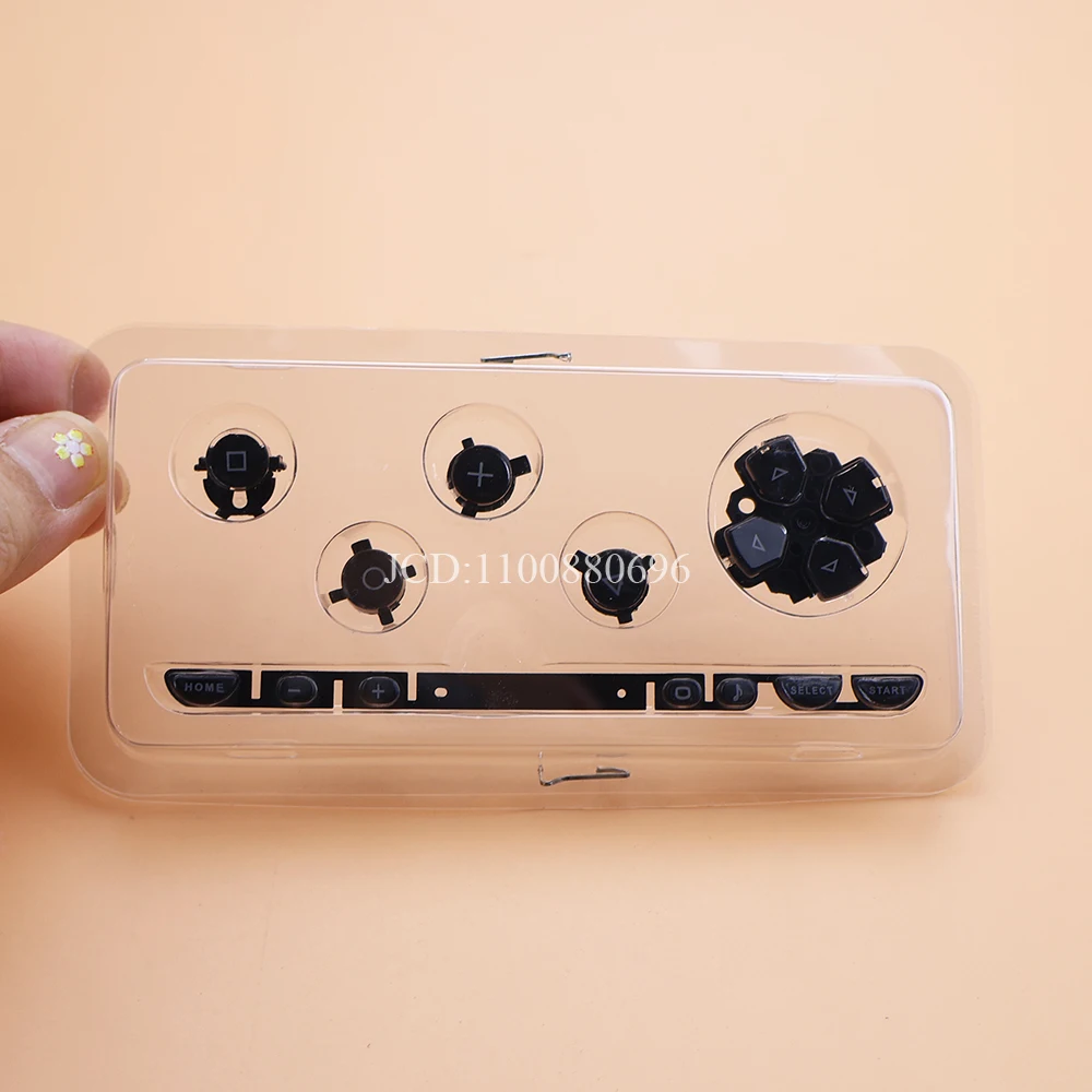 Para Sony PSP1000 consola de juegos reemplazo botones izquierdo derecho conjunto inicio en casa D PAD botones de volumen para PSP 1000