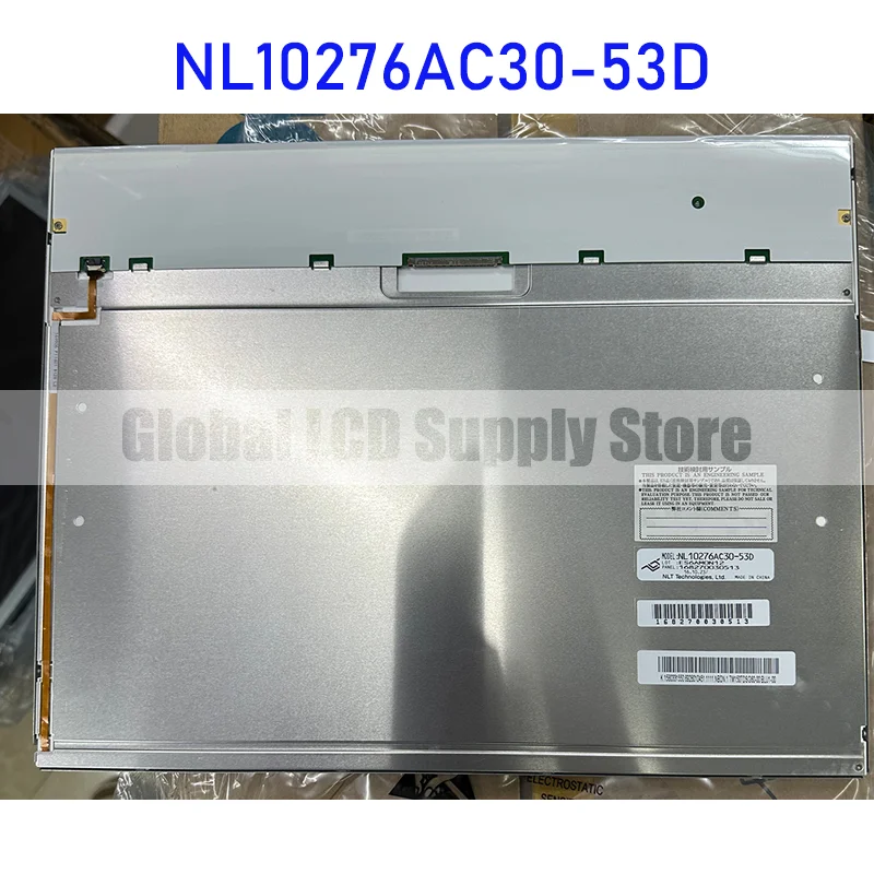 Painel de tela LCD para NLT, NL10276AC30-53D, original, novo, 100% testado, 30 pinos, 15,0 em