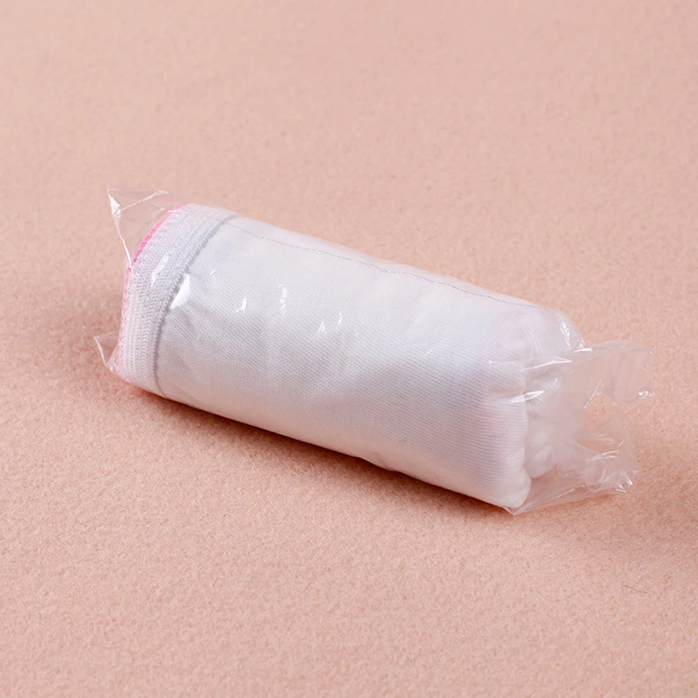 

5pcs Disposable Cotton Underwear for Women Maternity Postpartum Travel Soft Breathable Lightweight Single Packaged Elastic Band