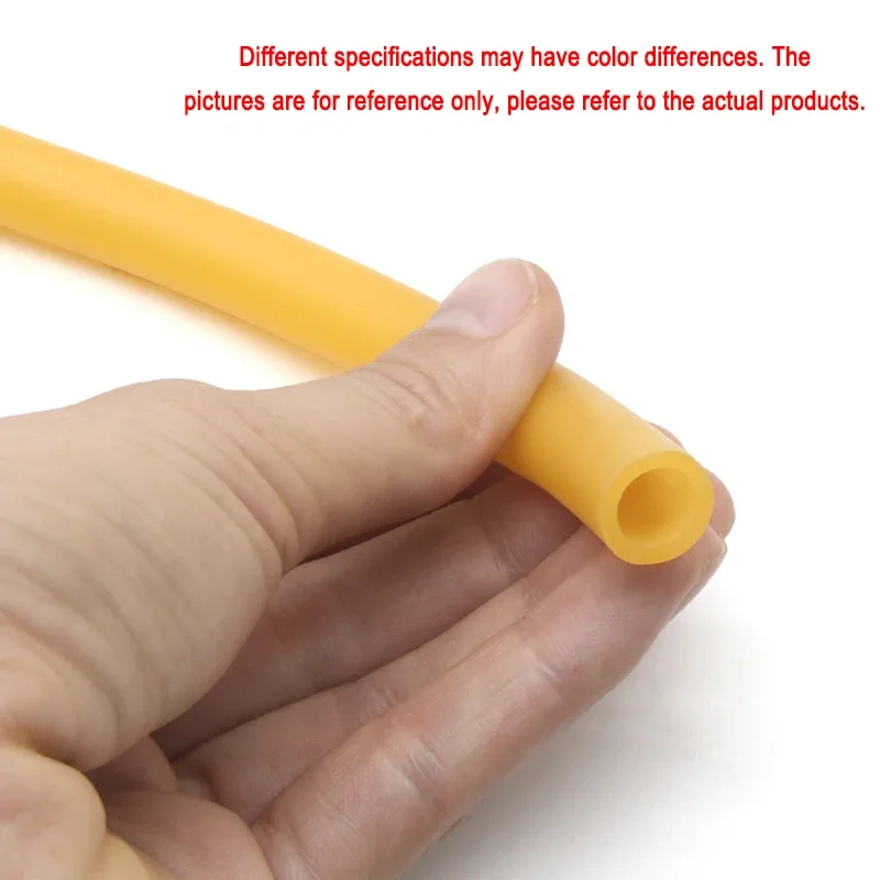 Nature Latex Rubber Hoses Yellow IDxOD 1.6~18mm High Resilient Surgical Medical Tube Slingshot Catapult Elastic Band