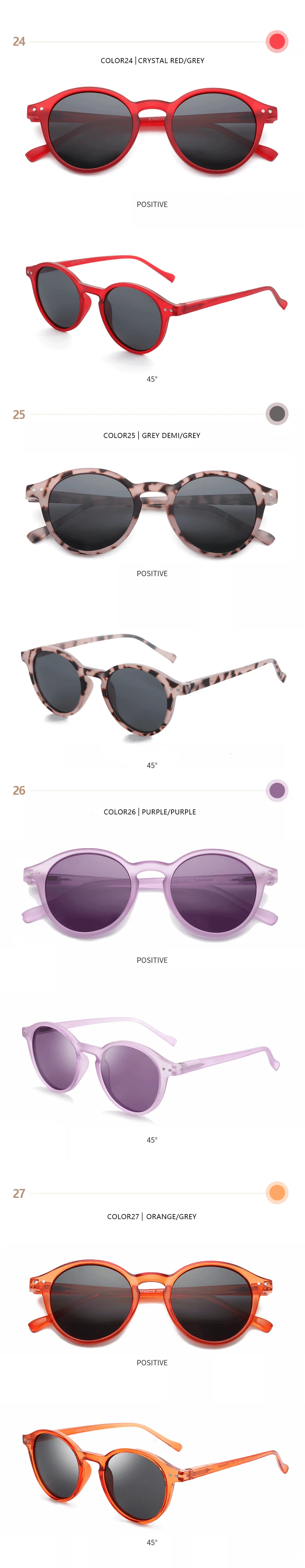 ZENOTTIC Kleine runde Sonnenbrille für Männer und Frauen, Vintage-Retro-polarisierte Kreis-Sonnenbrille, UV400-Schutz – Detail 10