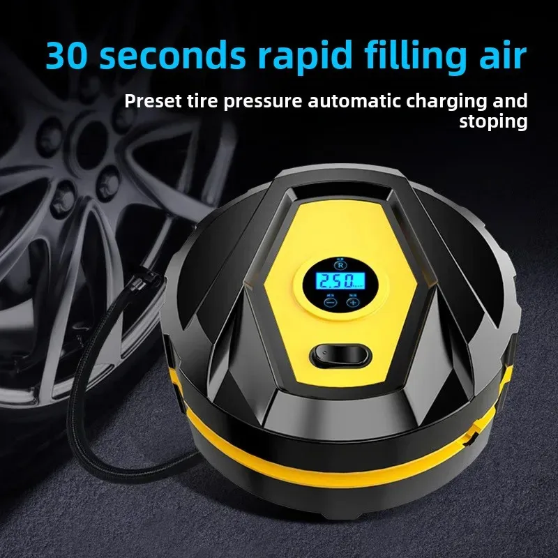 

Car Portable Mini Car Inflatable Pump Compact Multifunction Fast Inflatable For All Car Models Digital Display car tools
