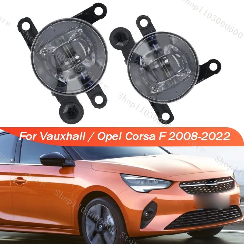 Fog Light For Vauxhall / Opel Corsa F /Crossland X /Mokka /Insignia /Astra /C3 Aircross /C5 X /2008-2022 Front Bumper Fog Lamp