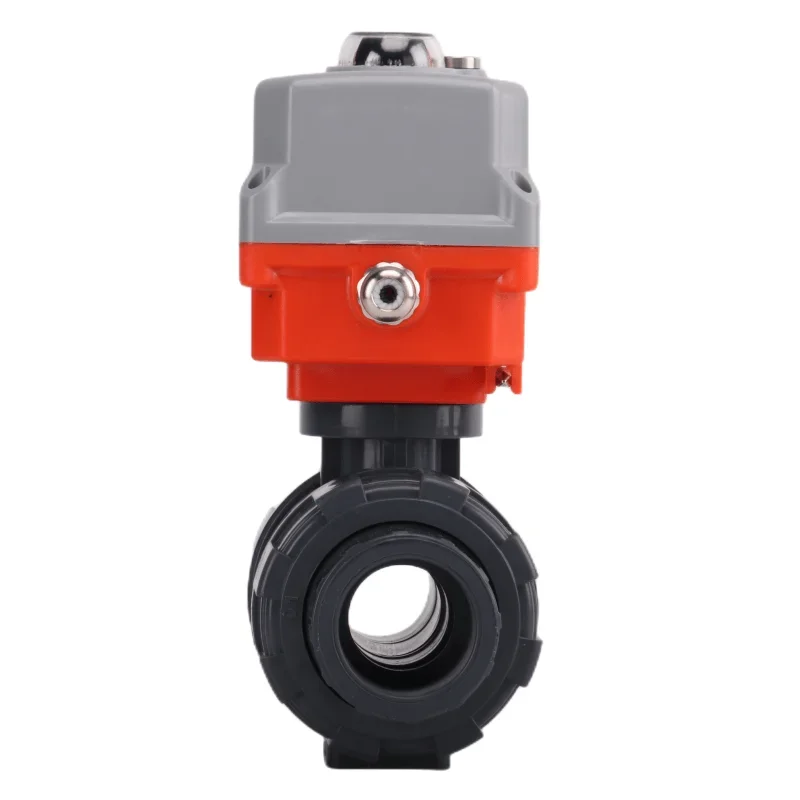 Motorized 2'' 25mm Modulating UPVC Water Control PVC Rotary Electric Actuator Water Ball Valve