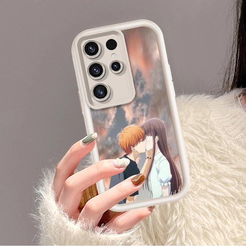 Fruits Basket Anime Cartoon For Samsung Note 20 S24 S23 S22 S21 S20 Ultra Plus FE A25 A23 A22 A15 A31 5G Eye Ladder Cover