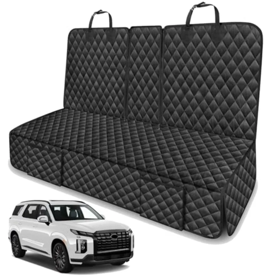 

Dog Car Seat Cover for Back Seat Compatible with Toyota Sequoia Tundra Sienna Accessories Waterproof Non-Slip Pet Bench Backsea