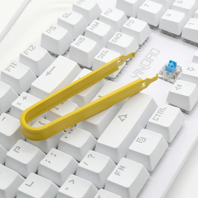 Yellow 304 Stainless Steel Shaft Puller Computer Peripheral Mechanical Keyboard Shaft Body Removal Accessories Shaft Clamp Tool