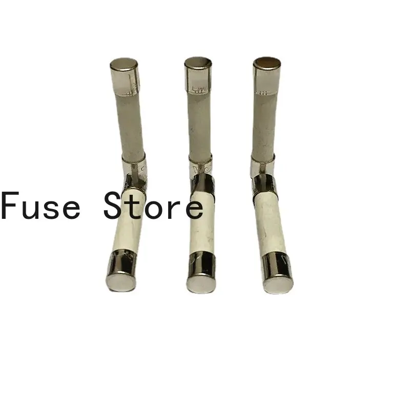 3PCS Ceramic Fuse Tube 6*30 6*32MM T10A 250V 0326010 Slow  Delay