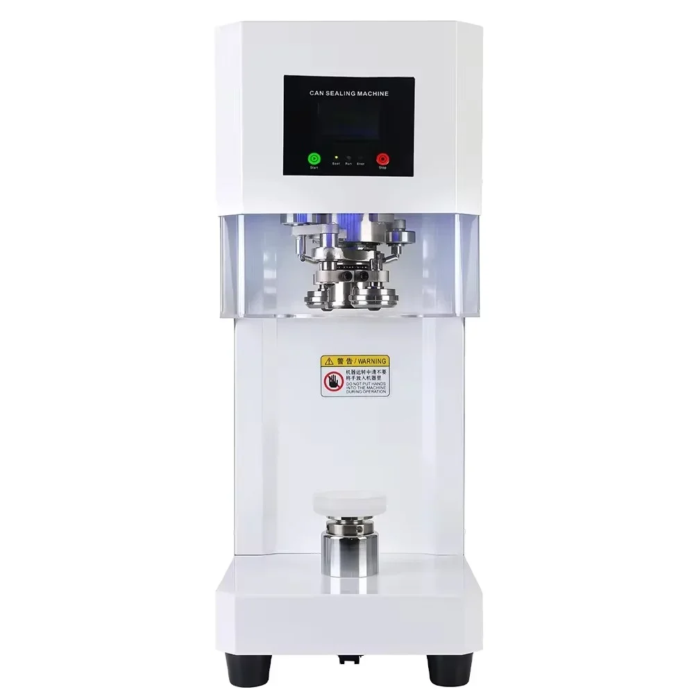 Automatic Non-rotating Easy Open Lid Can Sealer Soda Tin Beverage Can Seamer Sealing Machine PET Bottle Sealing Machine